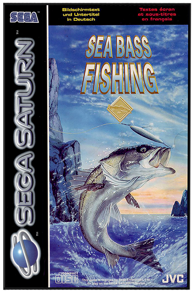 Sea Bass Fishing box art for Sega Saturn